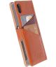 Krusell Sigtuna Folio Hoesje Sony Xperia X Compact Bruin