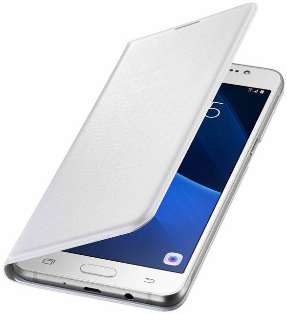 Samsung Galaxy J7 (2016) Wallet Case Wit afbeelding 1