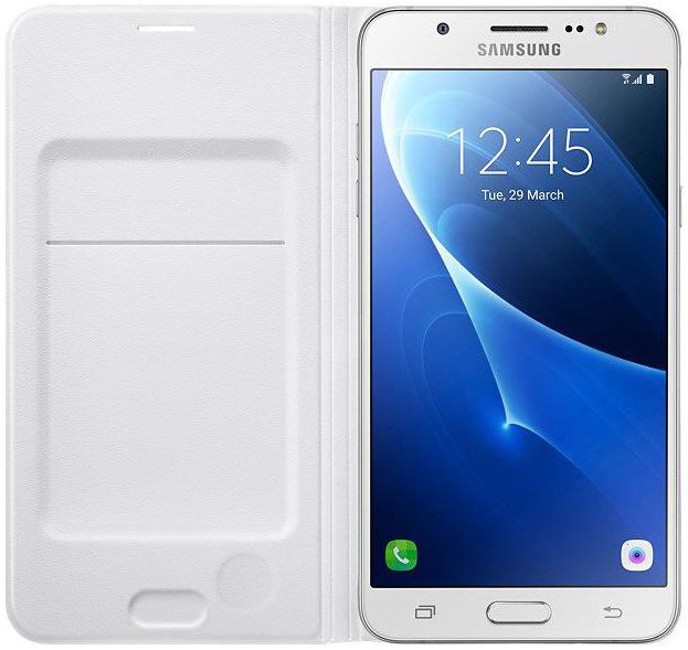Samsung Galaxy J7 (2016) Wallet Case Wit afbeelding 3