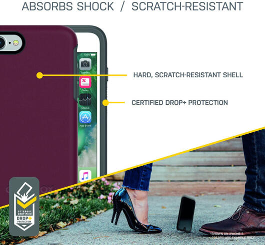 OtterBox Symmetry Series Apple iPhone SE (2022/2020) Hoesje Zwart afbeelding 8