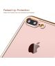 Transparant iPhone 7 Plus / 8 Plus Hoesje Flexibel TPU Goud