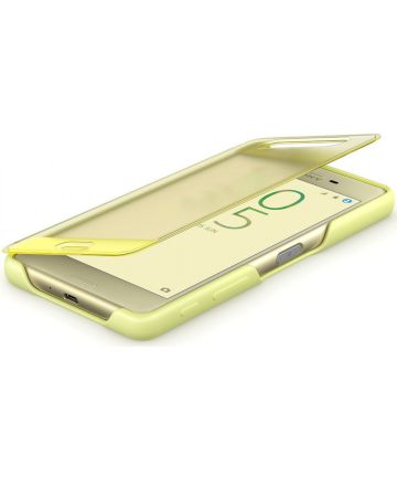 Sony Style Touch Cover SCR56 Xperia X Performance Lime Gold Hoesjes