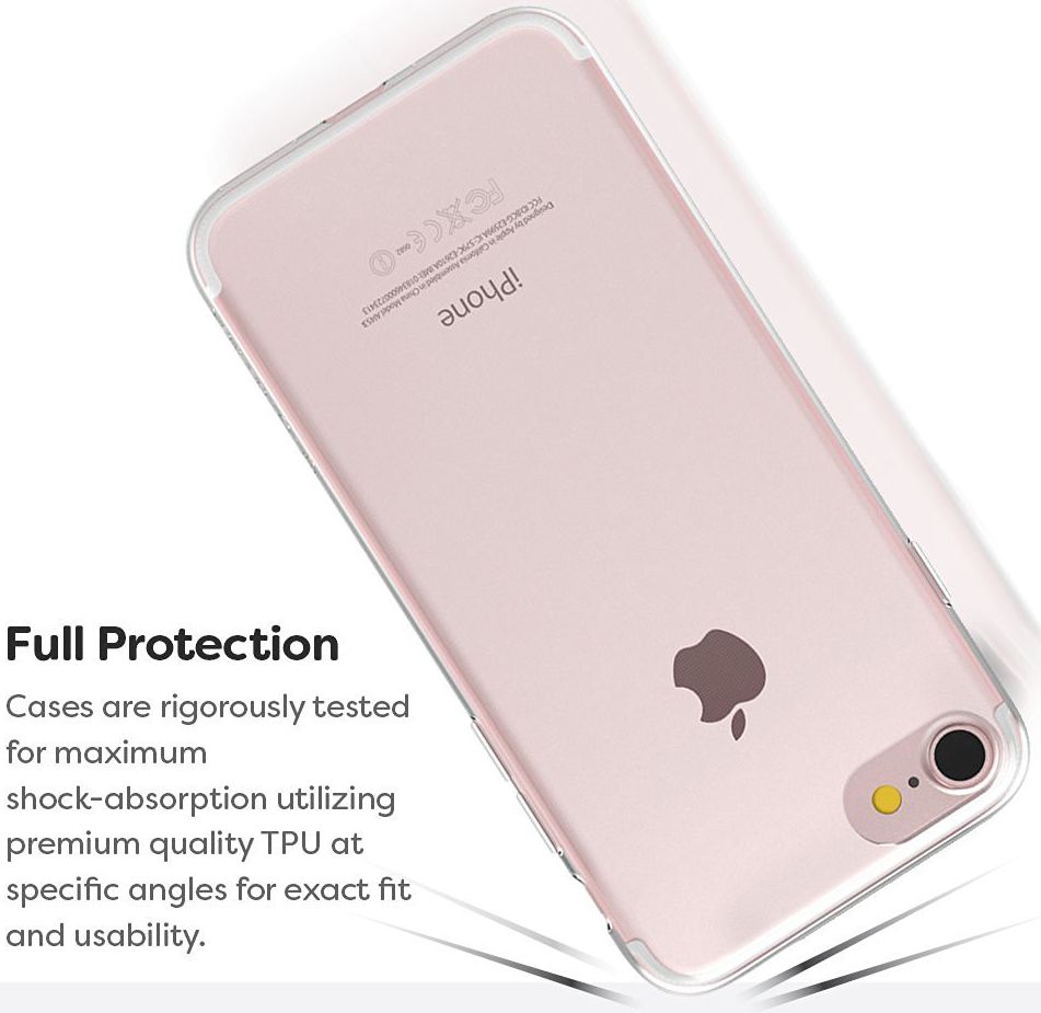 Ultra Dun Transparant iPhone 7 / 8 hoesje afbeelding 2