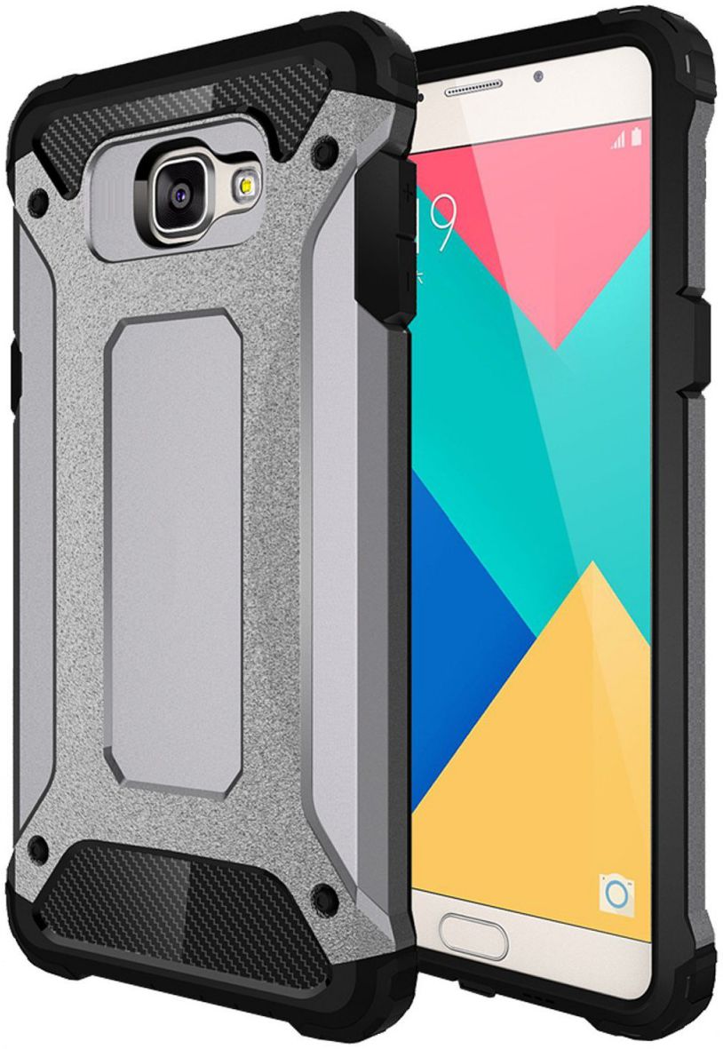 Samsung Galaxy A5 (2016) Hybride Beschermhoesje Grijs afbeelding 5