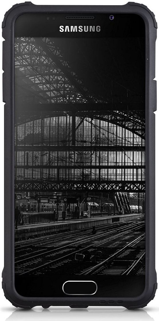 Samsung Galaxy A3 (2016) Hybride Beschermhoesje Zwart afbeelding 2