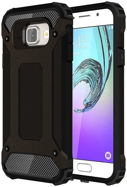 Samsung Galaxy A3 (2016) Hybride Beschermhoesje Zwart afbeelding 1