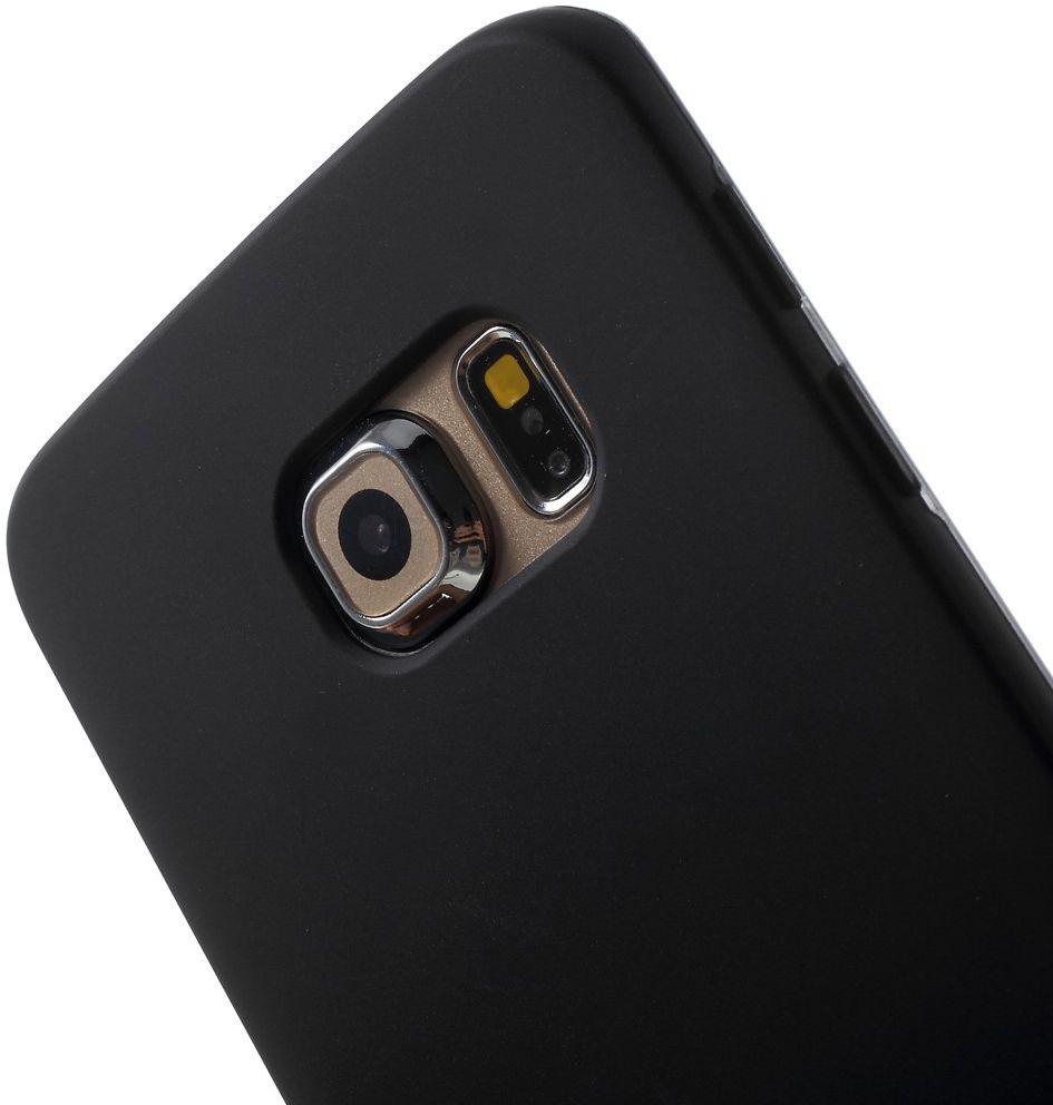 Samsung Galaxy S6 Edge TPU Hoesje Zwart afbeelding 5