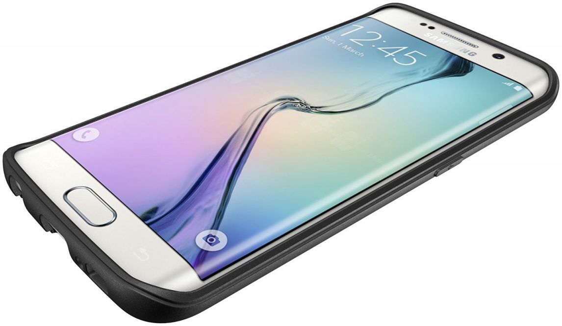 Samsung Galaxy S6 Edge TPU Hoesje Zwart afbeelding 7