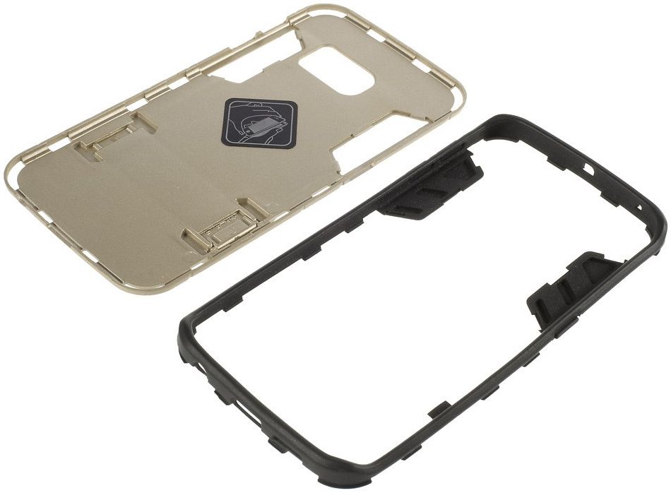 Hybride Samsung Galaxy S6 Edge Hoesje Goud afbeelding 12