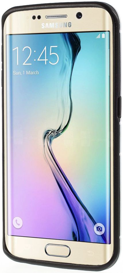 Hybride Samsung Galaxy S6 Edge Hoesje Goud afbeelding 6