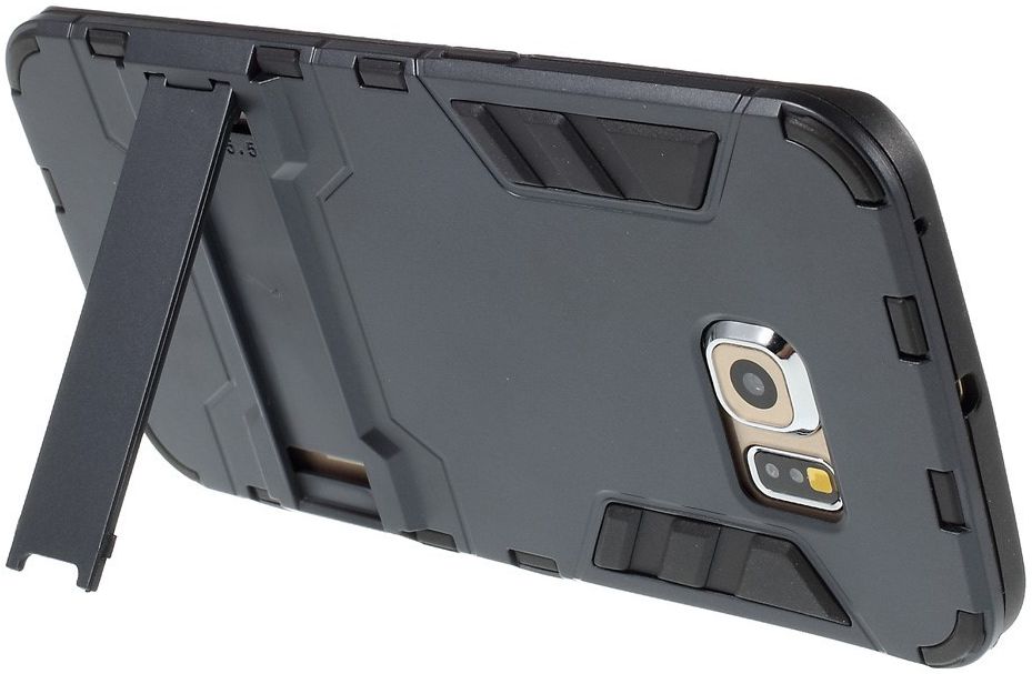Hybride Samsung Galaxy S6 Edge Hoesje Blauw afbeelding 2