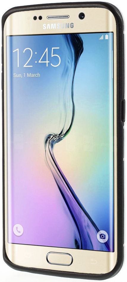 Hybride Samsung Galaxy S6 Edge Hoesje Blauw afbeelding 6