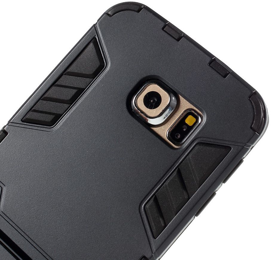 Hybride Samsung Galaxy S6 Edge Hoesje Blauw afbeelding 9