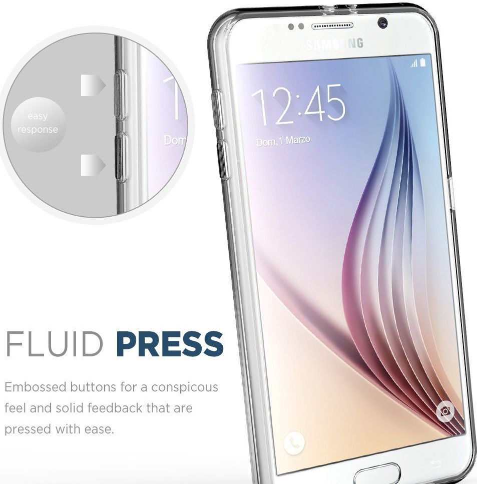 Samsung Galaxy S6 Transparant Hoesje afbeelding 5