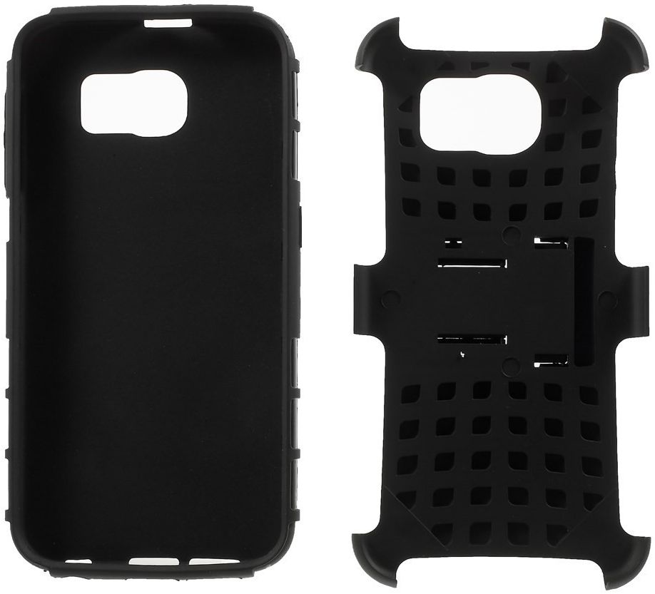 Hybride Samsung Galaxy S6 Back Cover Zwart afbeelding 10