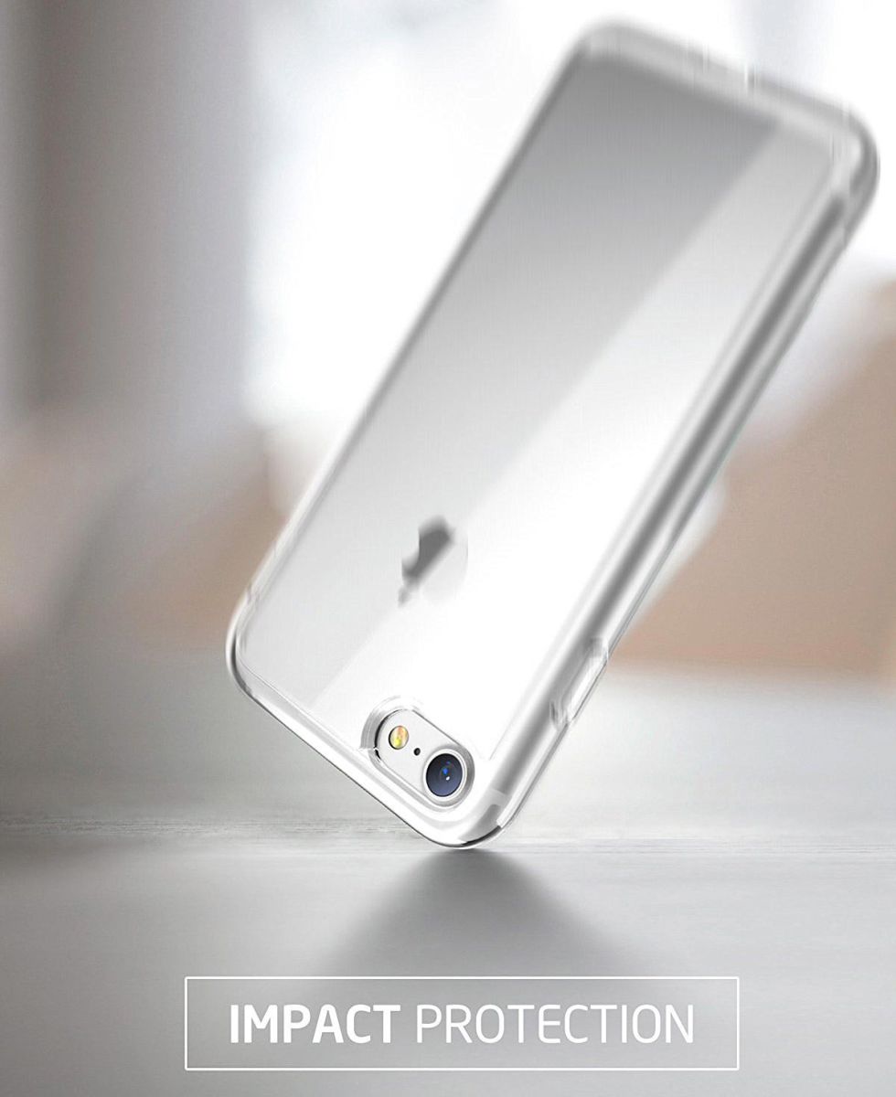 Apple iPhone 7 / 8 Transparant Hybride Bumper Hoesje afbeelding 4