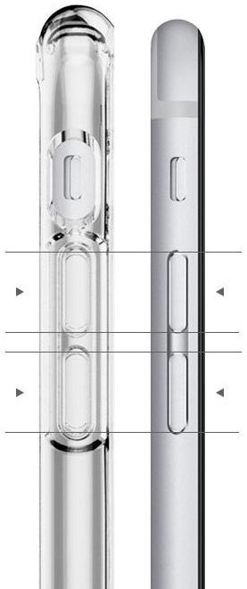 Apple iPhone 7 / 8 Transparant Hybride Bumper Hoesje afbeelding 7