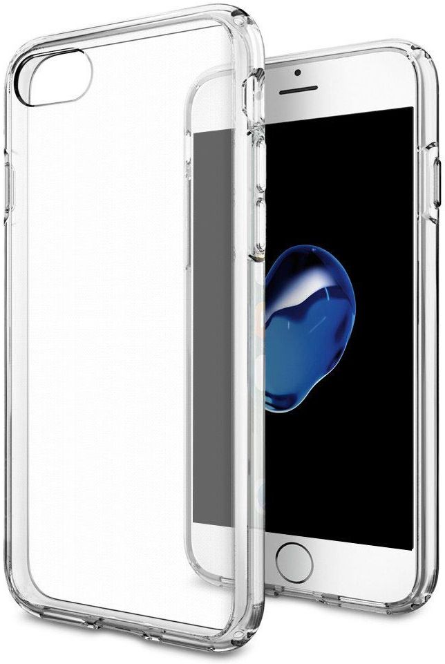 Apple iPhone 7 / 8 Transparant Hybride Bumper Hoesje afbeelding 1