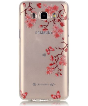 Samsung Galaxy J5 (2016) TPU Back Cover Bloemen Hoesjes