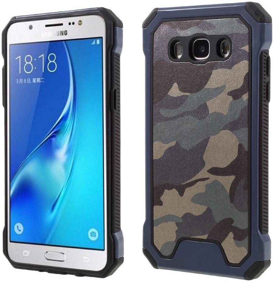 Samsung Galaxy J5 2016 Camouflage Hoesje Blauw afbeelding 1