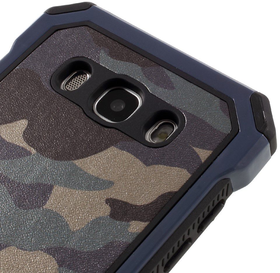 Samsung Galaxy J5 2016 Camouflage Hoesje Blauw afbeelding 3