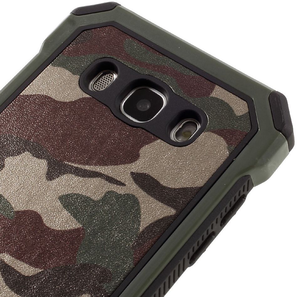 Samsung Galaxy J5 2016 Camouflage Hoesje Groen afbeelding 3