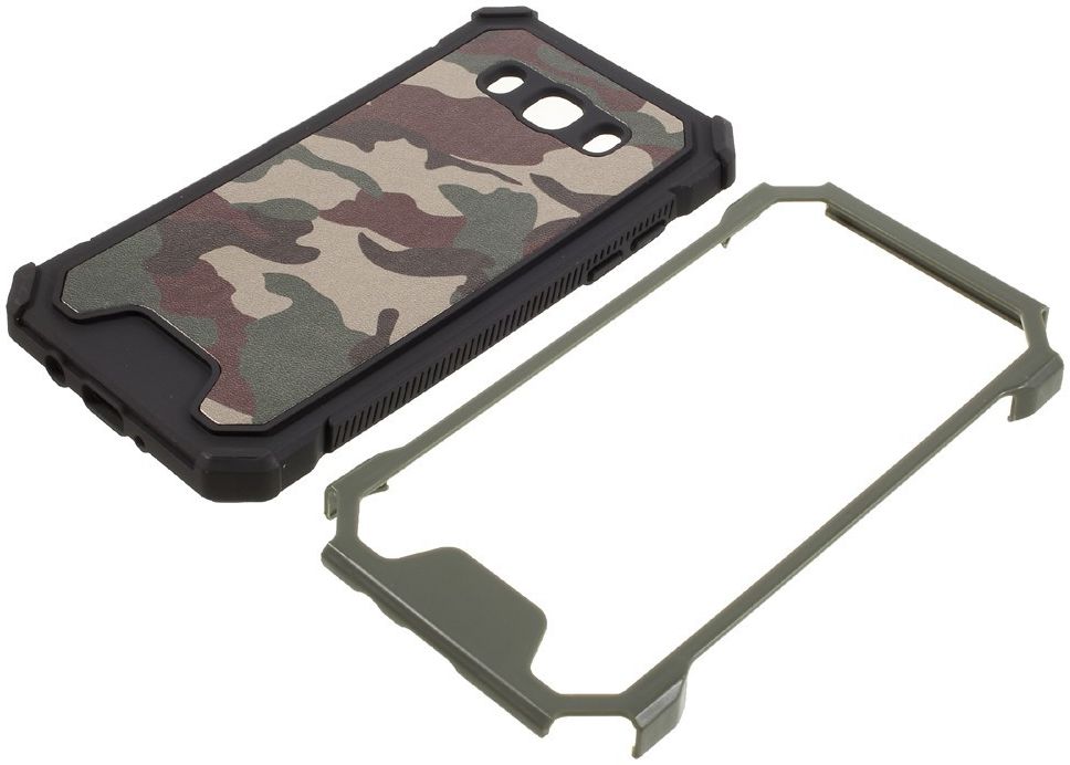 Samsung Galaxy J5 2016 Camouflage Hoesje Groen afbeelding 6