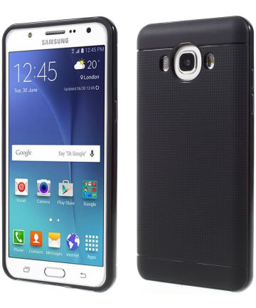 Samsung Galaxy J5 2016 Hybride TPU Hoesje Zwart Hoesjes