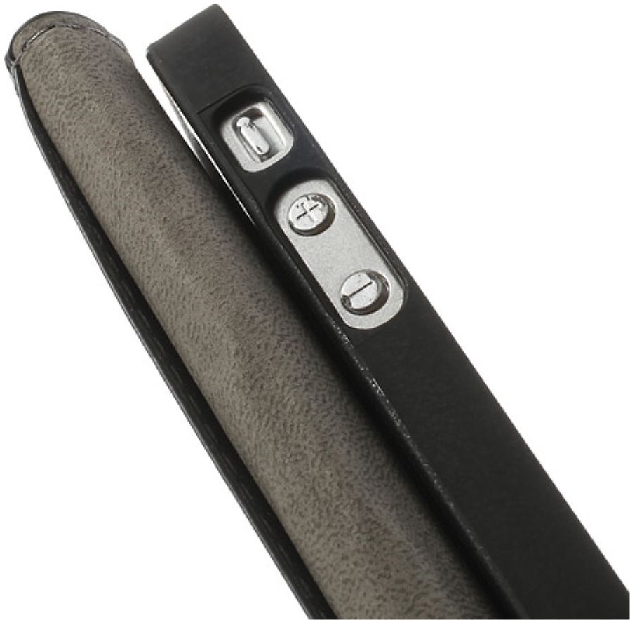 Apple iPhone SE / 5S / 5 Stijlvol Portemonnee Hoesje Zwart afbeelding 9