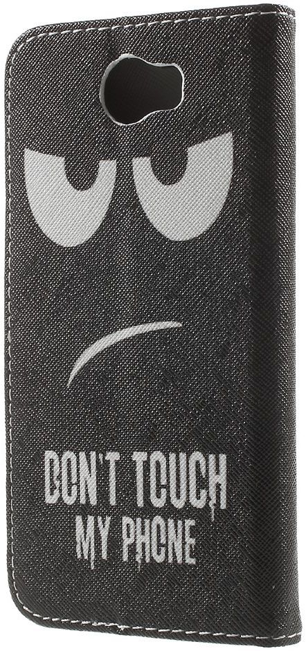 Huawei Y6 II Compact Portemonnee Hoesje Don't Touch afbeelding 3