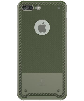 Baseus Shield Apple iPhone 7 Plus / 8 Plus TPU Hoesje Groen Hoesjes