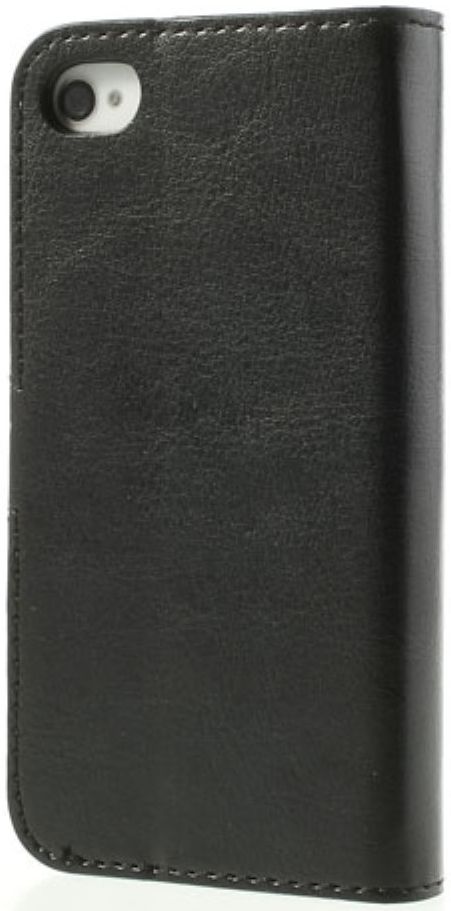 Apple iPhone 4(S) Portemonnee Hoesje Zwart afbeelding 3