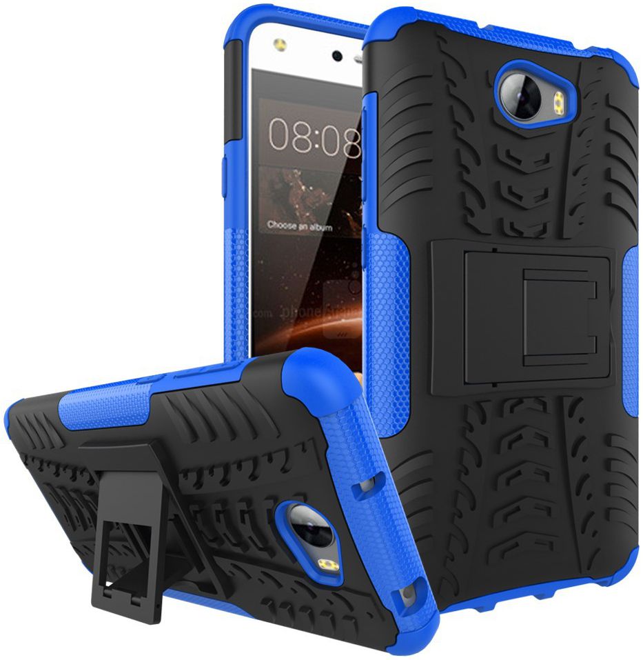 Hybride Huawei Y6 II Compact Back Cover Blauw afbeelding 1