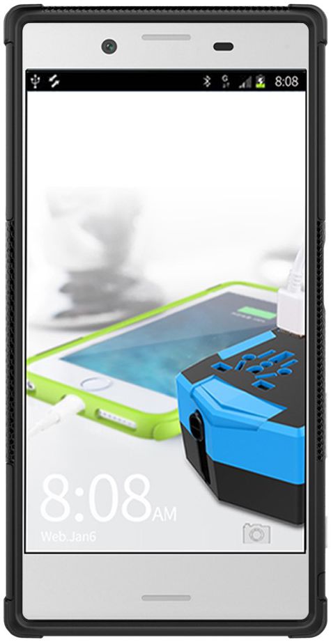 Hybride Sony Xperia XZ / XZs Hoesje Zwart afbeelding 6