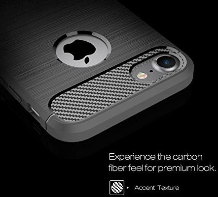 Apple iPhone 7/8 Geborsteld Grijs TPU Hoesje afbeelding 7