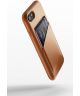 Mujjo Lederen Wallet Case Apple iPhone 7 Bruin