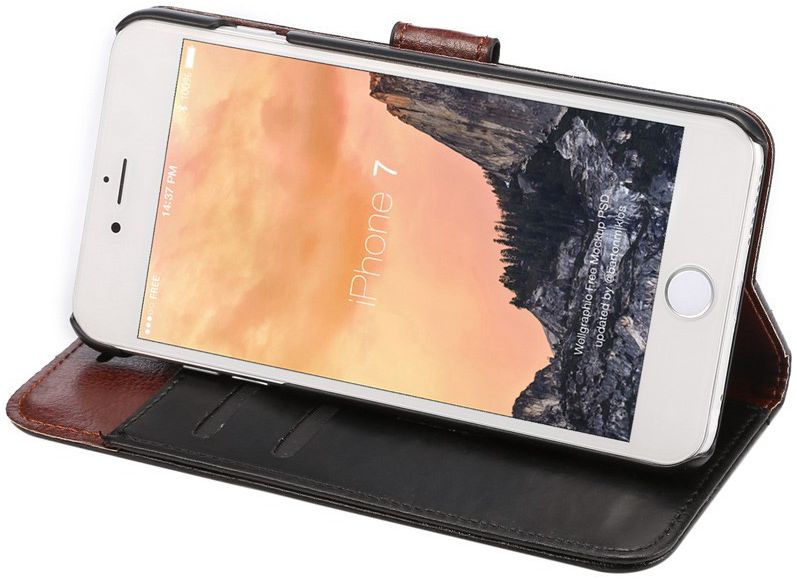Apple iPhone 7 / 8 Book Cover Hoesje Zwart afbeelding 11