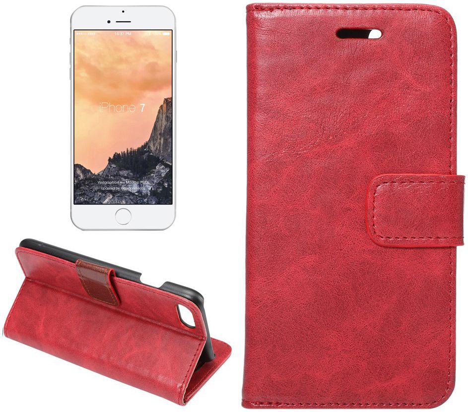 Apple iPhone 7 / 8 Book Cover Hoesje Rood afbeelding 6