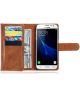 Samsung Galaxy S7 Jumbo Portemonnee Hoesje Bruin