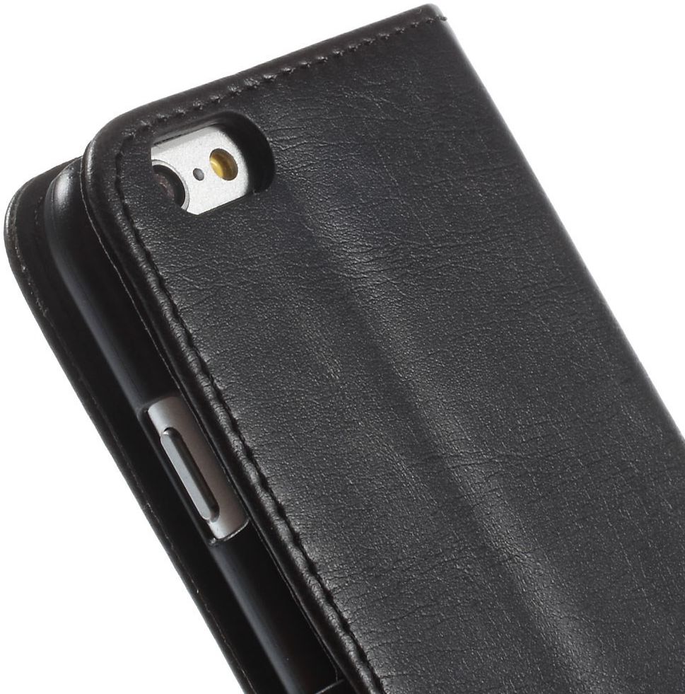 Apple iPhone 6(S) Portemonnee Hoesje Zwart afbeelding 6
