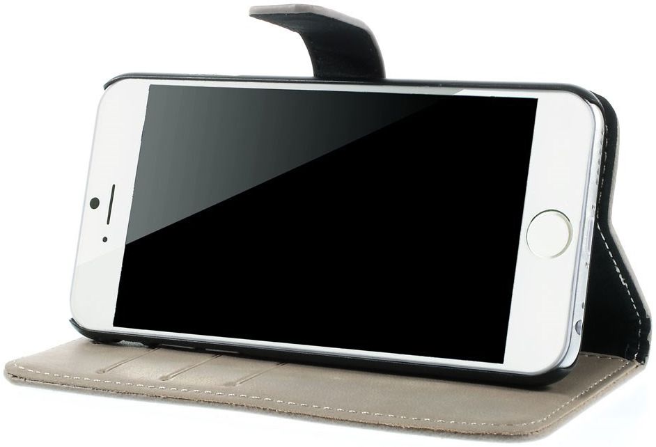 Apple iPhone 6(S) Portemonnee Hoesje Grijs afbeelding 13