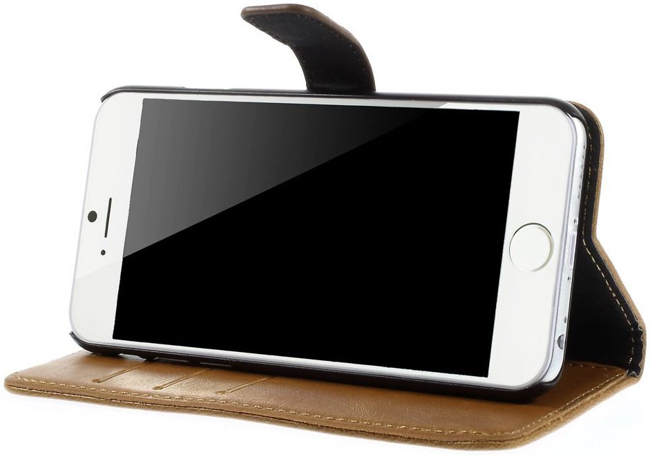 Apple iPhone 6(S) Portemonnee Hoesje Bruin afbeelding 13