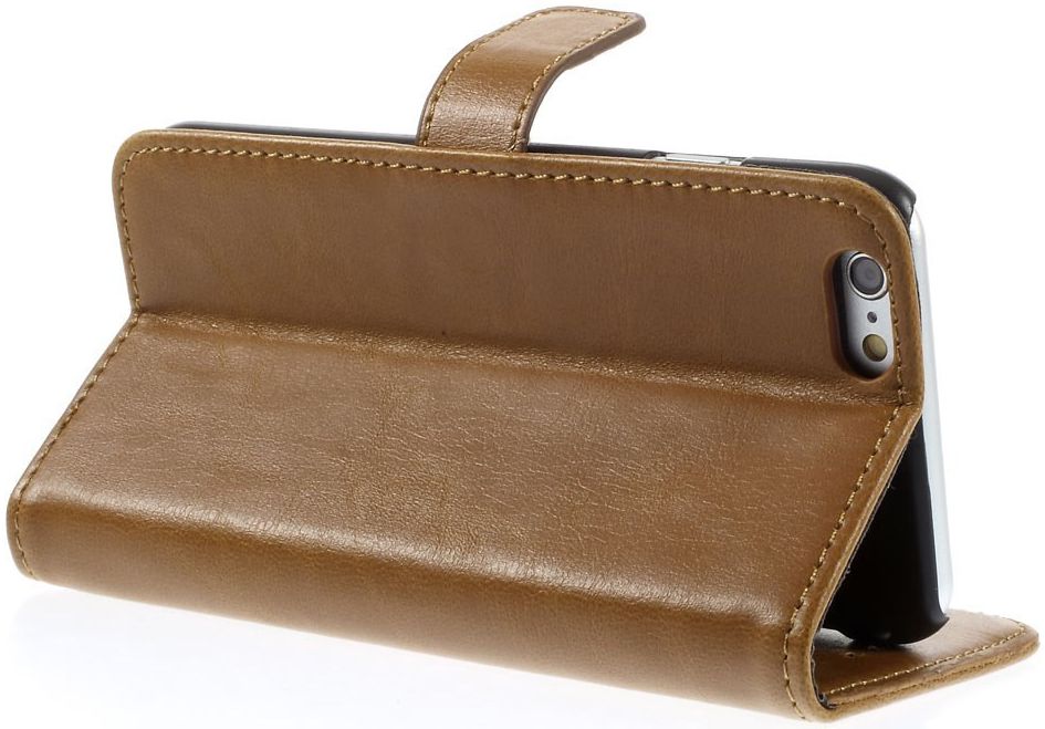 Apple iPhone 6(S) Portemonnee Hoesje Bruin afbeelding 10