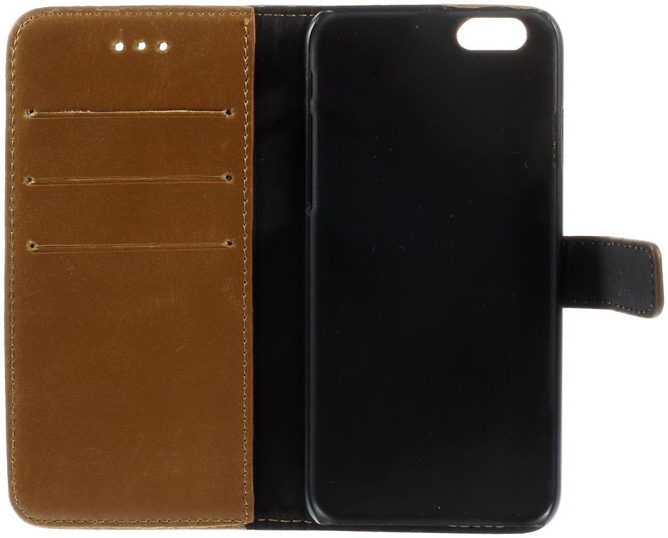 Apple iPhone 6(S) Portemonnee Hoesje Bruin afbeelding 11