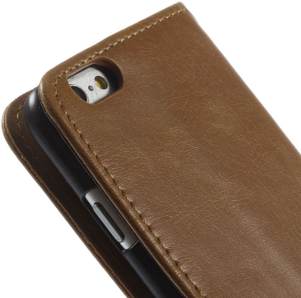 Apple iPhone 6(S) Portemonnee Hoesje Bruin afbeelding 7