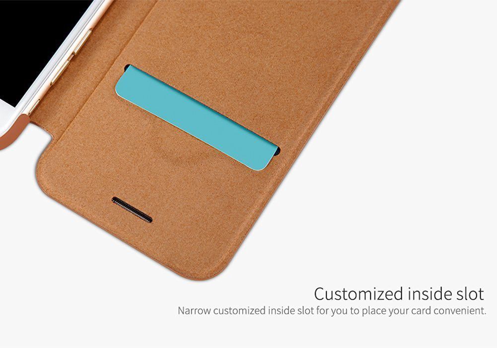 Nillkin Qin Book case Apple iPhone 7 / 8 Bruin afbeelding 6