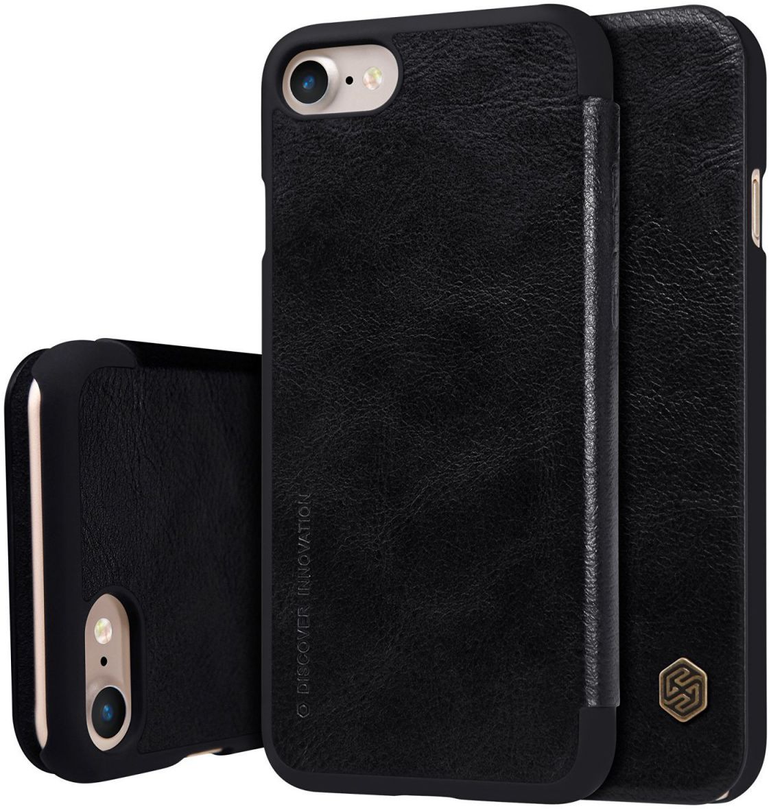 Nillkin Qin Book case Apple iPhone 7 / 8 Zwart afbeelding 3