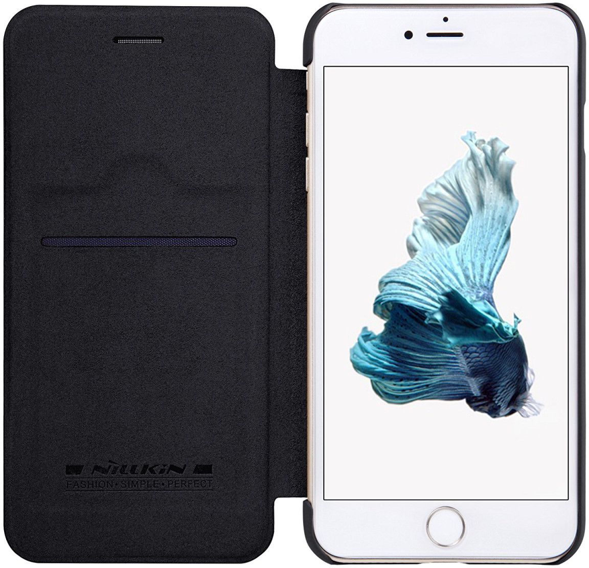 Nillkin Qin Book case Apple iPhone 7 Plus / 8 Plus Zwart afbeelding 1