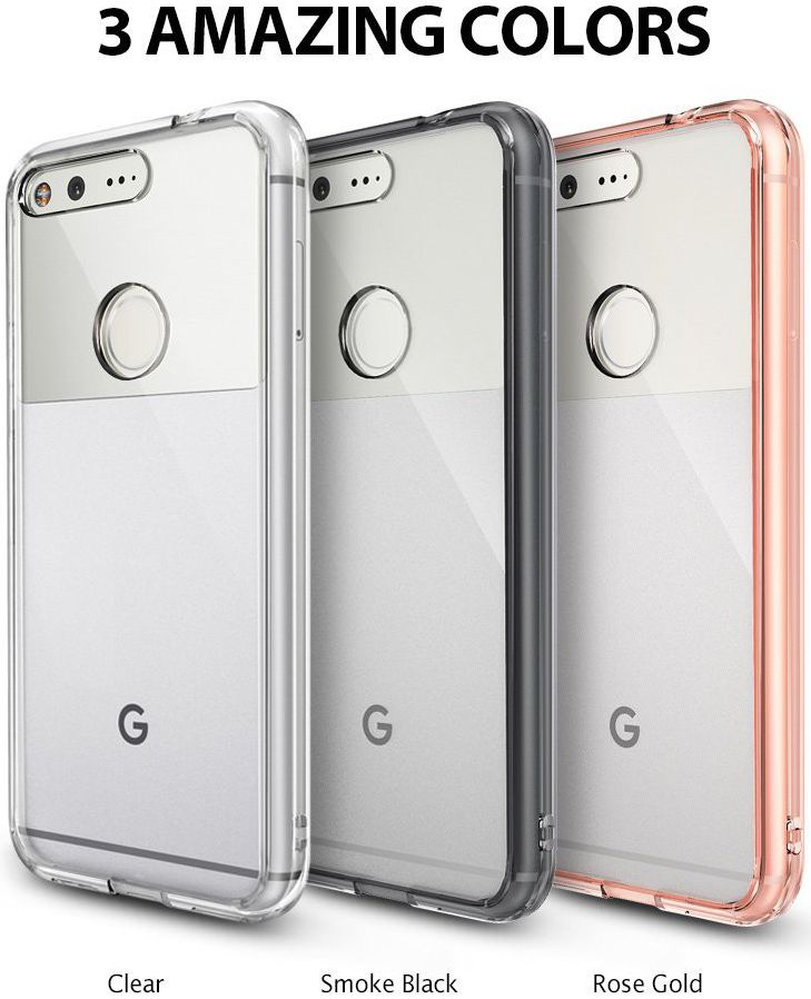Ringke Fusion Google Pixel Hoesje Transparant Smoke Black afbeelding 7