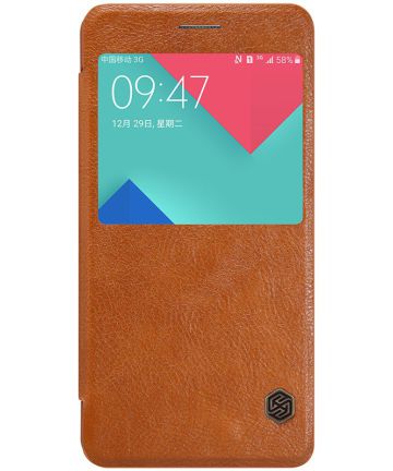 Nillkin Qin Book Case Samsung Galaxy A7 (2016) Brown Hoesjes